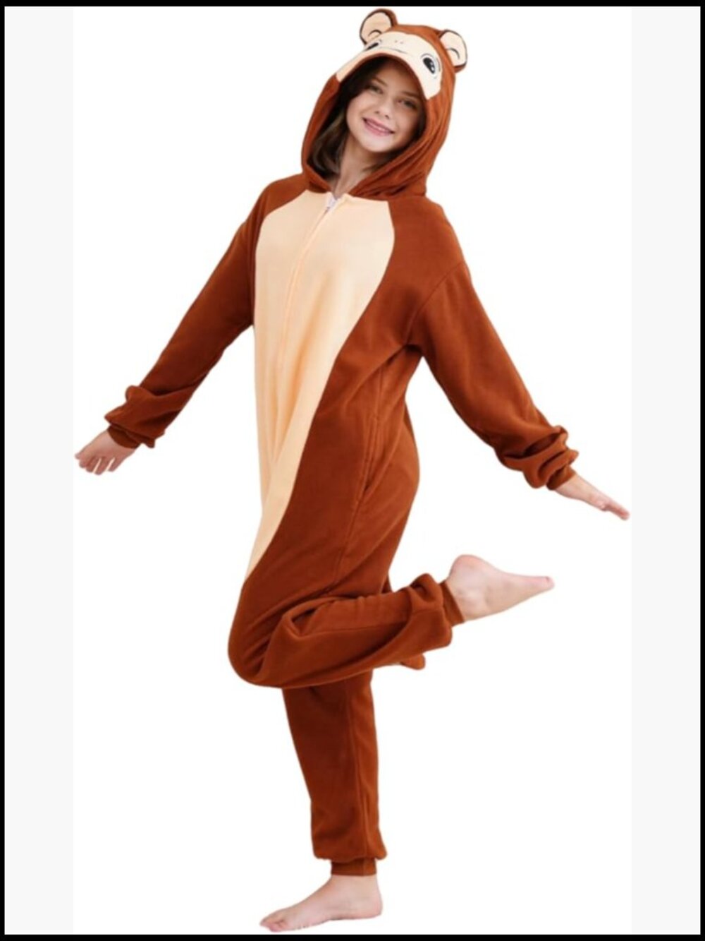 Fleece Animal Onesie One Piece Pajamas Halloween Costume Sleepwear